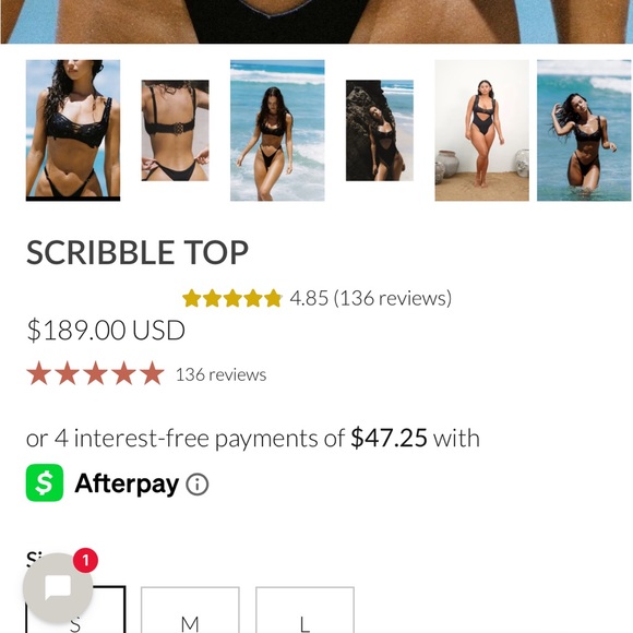 Thaikila Black Scribble Top - Picture 6 of 6